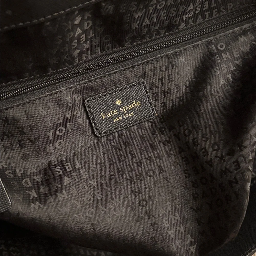 Kate Spade 2015 Black Leather Cove Street Airel Shoulder Bag